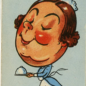 Old Maid card - Cook