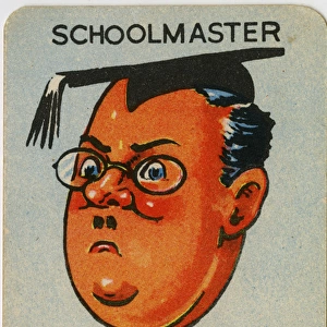 Old Maid card - Schoolmaster
