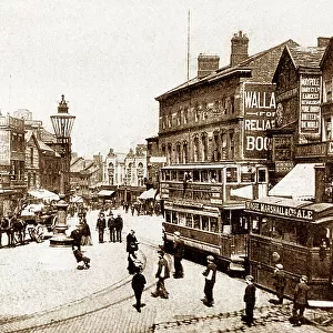 Old Market Place, Wigan early 1900's