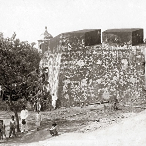 The old walls, San Juan, Puerto Rico, West Indies circa 1900