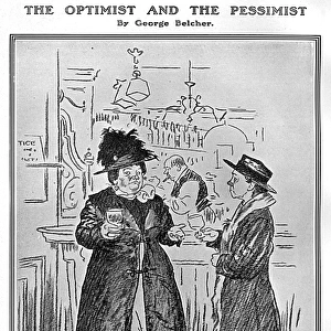 The Optimist & the Pessimist by George Belcher, WW1