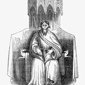 Owen Glendower Print - Welsh Chieftain Portrait Owen Glendower Print - Welsh Chieftain Portrait