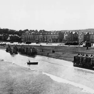 Paignton Sea Front Print, 1895