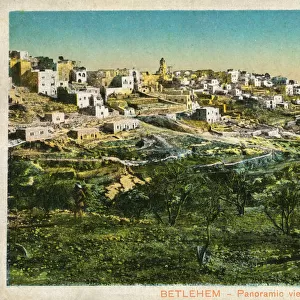 Panoramic View of Bethlehem, Israel