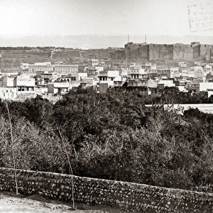 Panoramic view of a Turkish City, possibly Ankara