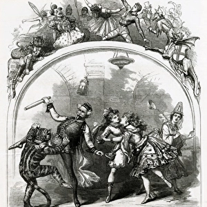 Pantomime at Dury Lane: Whittiington and his Cat 1876