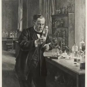 Edelfelt en el laboratorio de Pasteur Edelfelt en el laboratorio de Pasteur