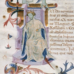 Peter IV of Aragon, the Ceremonious (1319-1387). Portrait in