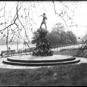 Peter Pan Print: Kensington Gardens Statue Peter Pan Print: Kensington Gardens Statue