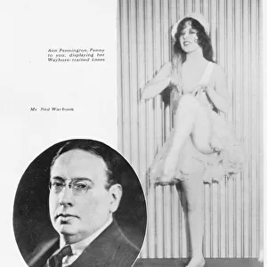 Two photographs of Ann Pennington and Ned Wayburn, 1930