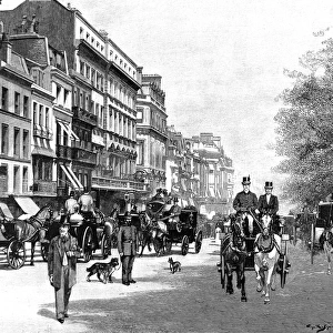 Piccadilly, London, 1895