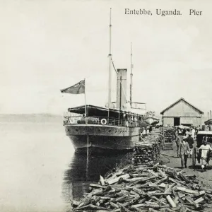 The pier at Entebbe, Uganda - Lake Victoria