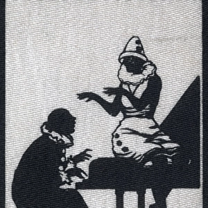 Pierrot couple with piano