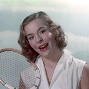 Pin-Up with Racquet