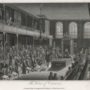 William Pitt in the Commons 1804 Print William Pitt in the Commons 1804 Print