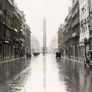 Place Vendome in the rain, Paris, c. 1930