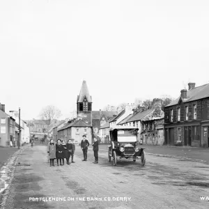 Early 20th Century Print of Portglenone Street Scene