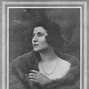 Portrait of the actress Jose Collins of Maid of the Mountain