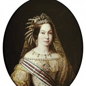 Portrait of Isabella II. 1848. Oil on canvas