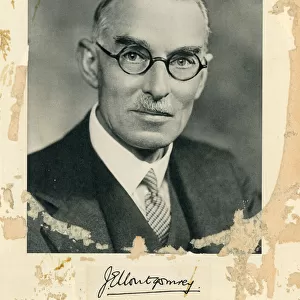 Portrait of James Edward Montgomery, IMechE Secretary