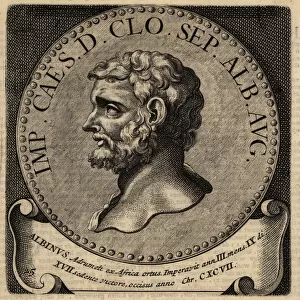 Portrait of Roman Emperor Clodius Albinus