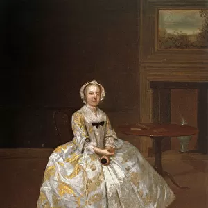 Portrait of a woman in an interior