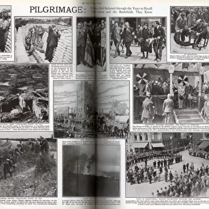 Post-WW1 pilgrimage in Belgium and France