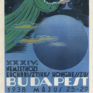 Poster for 1938 Eucharistic Congress, Budapest