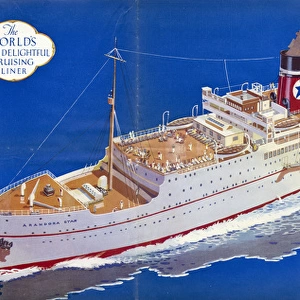 Poster advertising the Blue Star Line