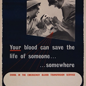 Poster: Blood Donors Wanted