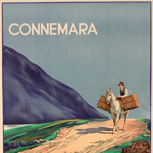 Poster, Connemara, Great Southern Railways, Ireland