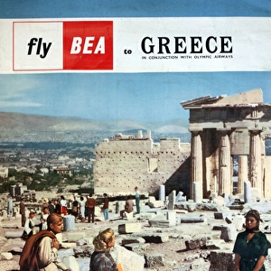 Poster, Fly BEA to Greece