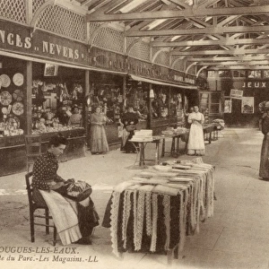 Pouges-Les-Eaux - Shops in the Covered Gallery