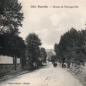 Pourville-sur-Mer, France - The Road to Varengeville