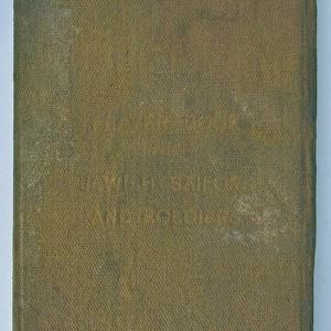 Prayer Book for Jewish Sailors and Soldiers - WWI