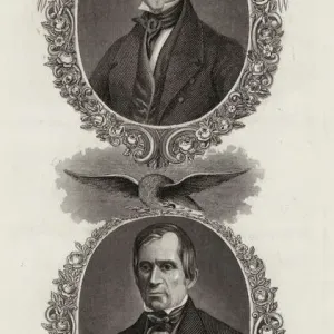 1844 Whig Campaign Print for Clay and Frelinghuysen 1844 Whig Campaign Print for Clay and Frelinghuysen