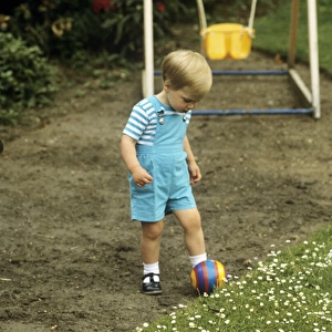 Prince William as a young child