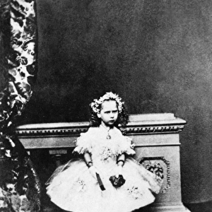 Princess Beatrice in 1860