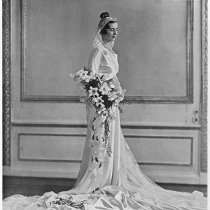 Princess Ingrid of Sweden on her wedding day
