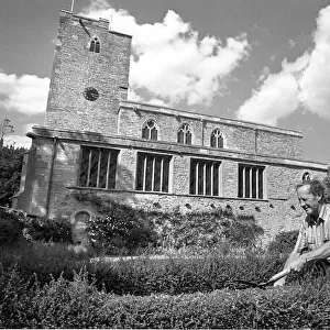 Priory Farm and St Marys Priory Church, Deerhurst, Gloucest