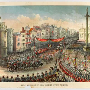 Queen Victoria's 1887 Jubilee Procession Print
