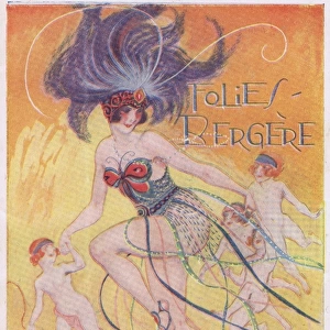 Programme cover for the Folies Bergere