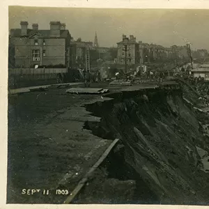 The Promenade and Piers -(Showing the 1903 landslide)