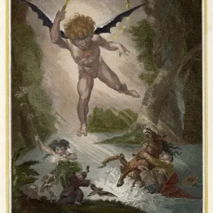 Mary Evans Print of Fuseli's Puck Mary Evans Print of Fuseli's Puck