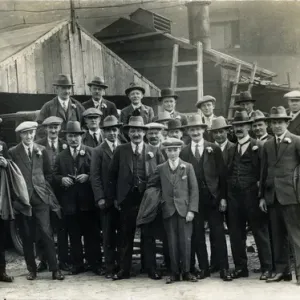 Leicestershire Print: 1910s Pullman Road Works Outing Leicestershire Print: 1910s Pullman Road Works Outing