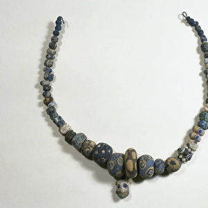 Punic art. Spain. Carthaginian necklace glass paste. 4th cen