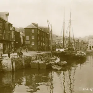 Quay at Padstow, Cornwall Print Quay at Padstow, Cornwall Print