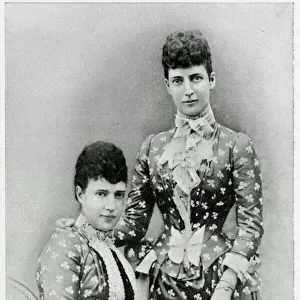 Queen Alexandra with sister Dowager Empress Marie Feodorovna