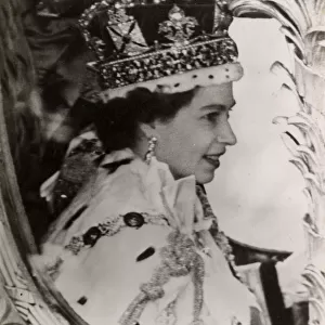 Queen Elizabeth II - Returning to the Palace - Coronation