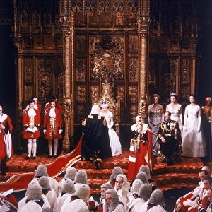 Queen Elizabeth II - State Opening of Parliament 1964